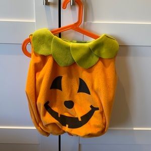 Halloween infant pumpkin costume